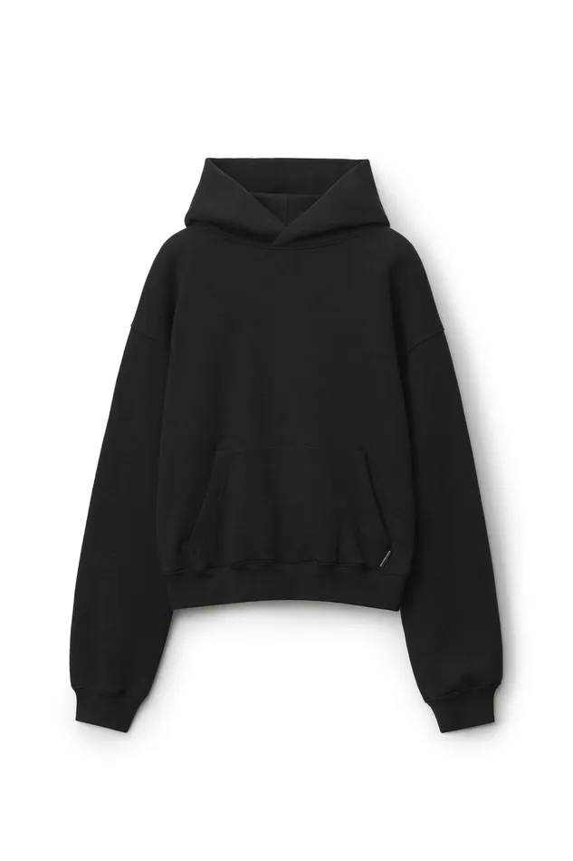 Alexander Wang Sweatshirts Unisex Hoodie In Dense Fleece 8211 WomenMen