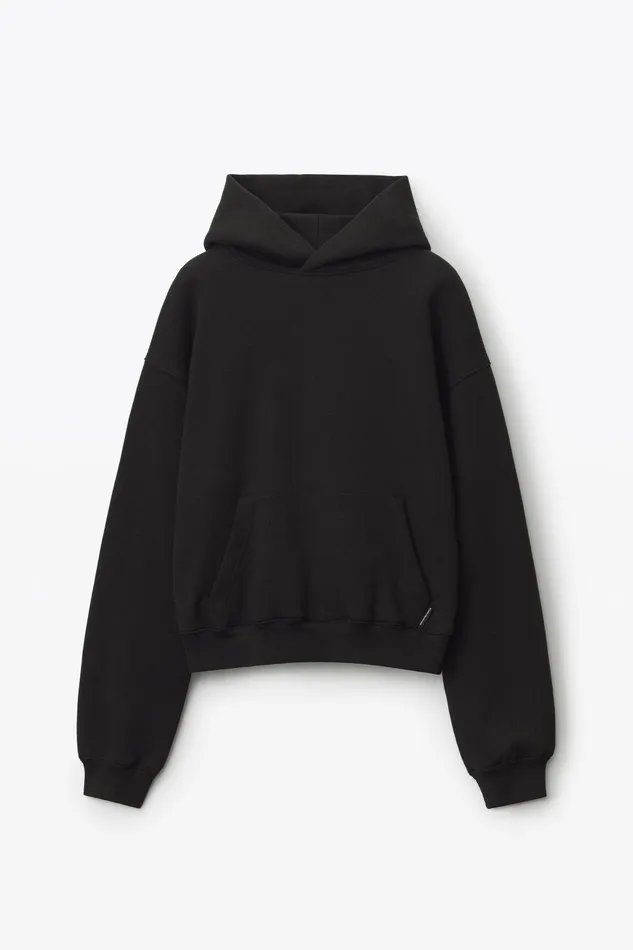 Alexander Wang Sweatshirts Unisex Hoodie In Dense Fleece 8211 WomenMen