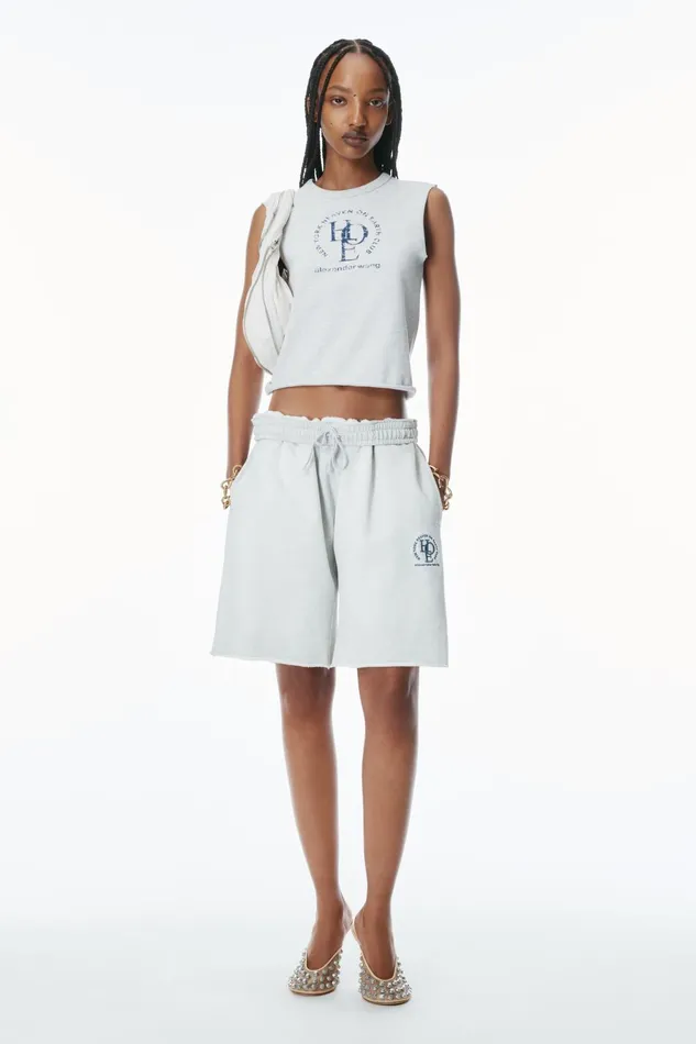 Alexander Wang Tops and Shirts CutOff Logo Muscle Tee 8211 Women
