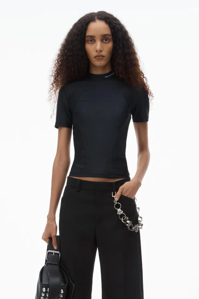 Alexander Wang Tops and Shirts LogoDetailed Rash Guard 8211 Women