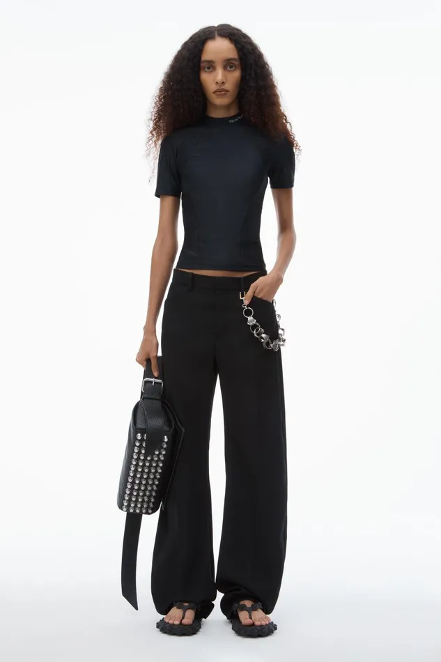 Alexander Wang Tops and Shirts LogoDetailed Rash Guard 8211 Women