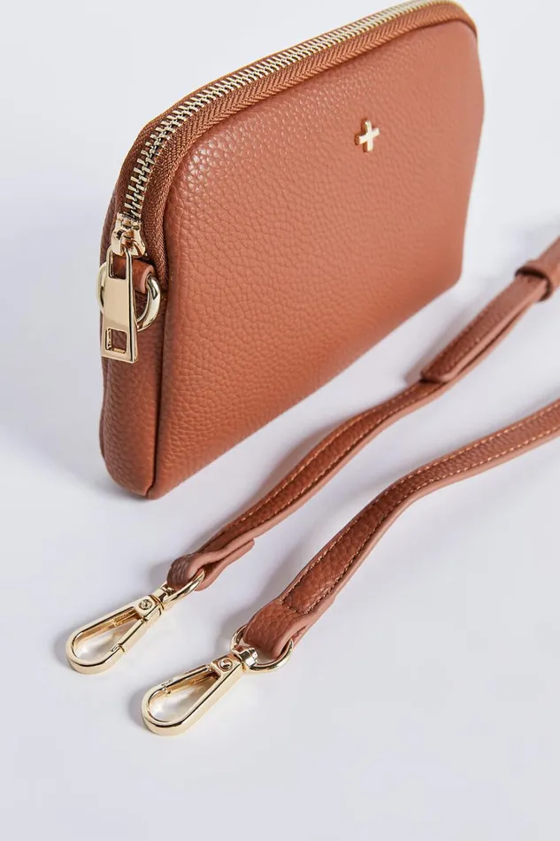 Alias Mini Crossbody Bag In Tan Women Showpo Bags