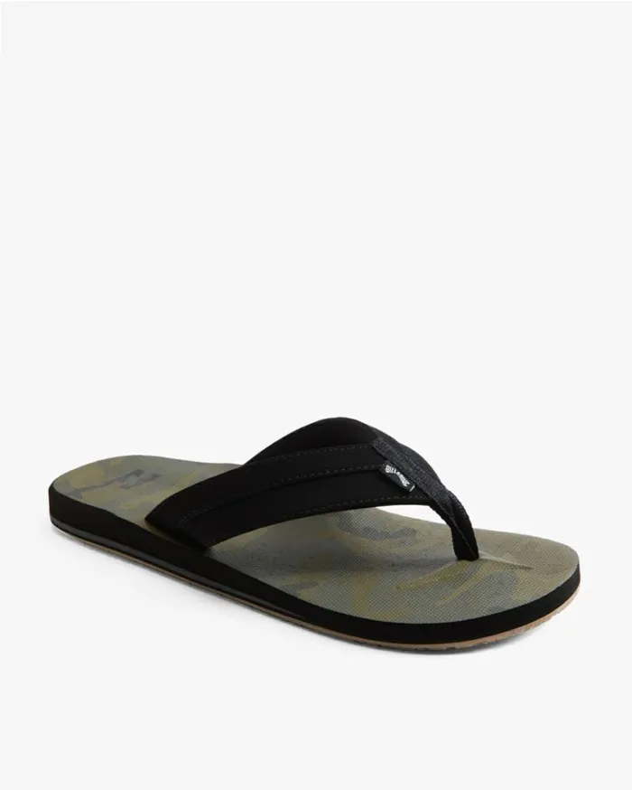 All Day Impact Print SlipOn Sandals Military Camo Men Billabong Flip Flops