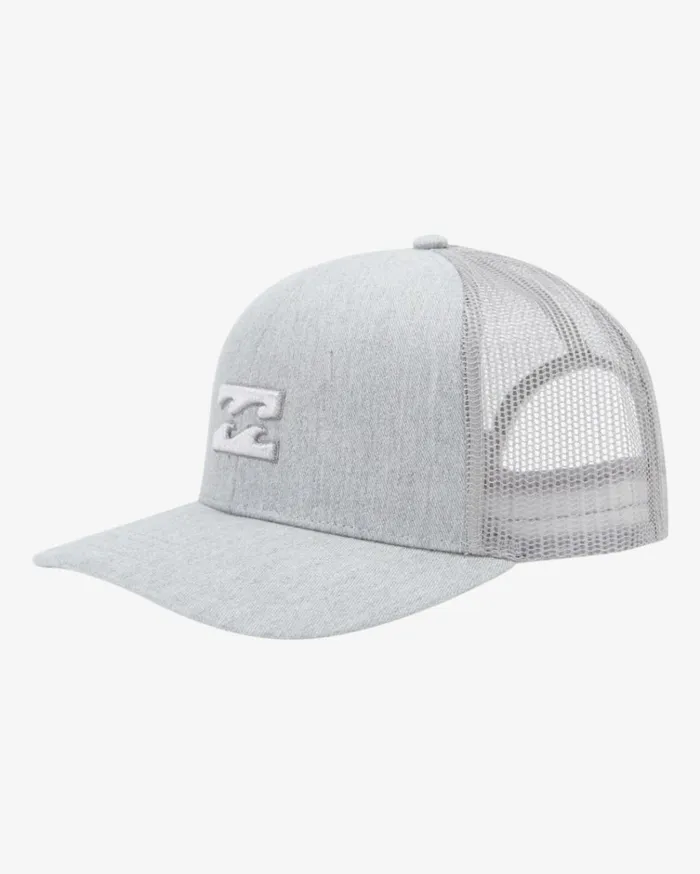 All Day Trucker Hat Grey Heather Men Billabong Hats