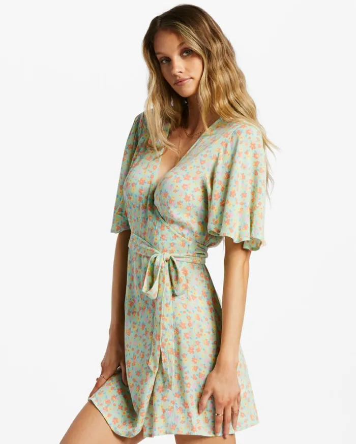 All For You Mini Dress Spearmint Women Billabong Mini Dresses