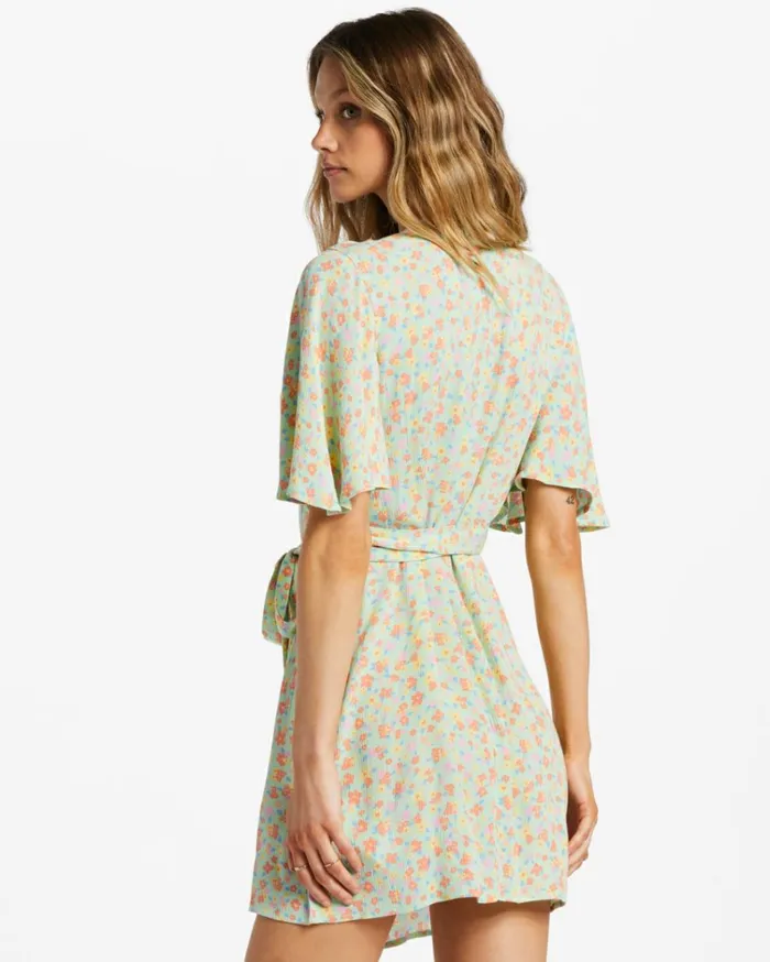 All For You Mini Dress Spearmint Women Billabong Mini Dresses