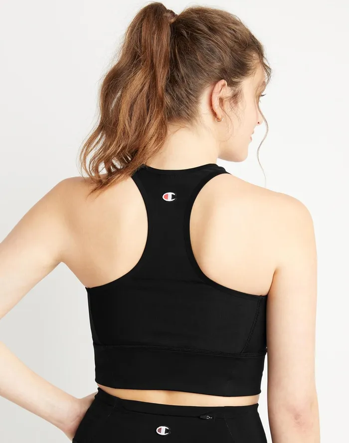All In Crop Top Black Women Champion TShirts and Tops
