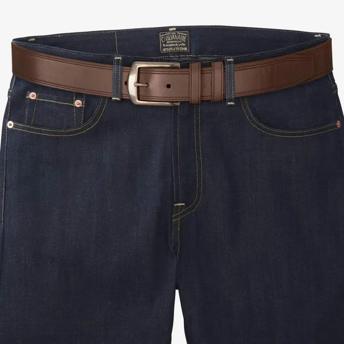 Allen Edmonds Ace Avenue Casual Belt Tobacco Brown Men Casual Belts