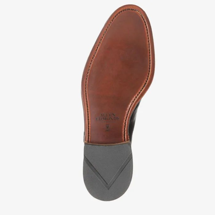 Allen Edmonds Acheson Suede Tassel Dress Loafer Black With Brown Men Loafers and SlipOns
