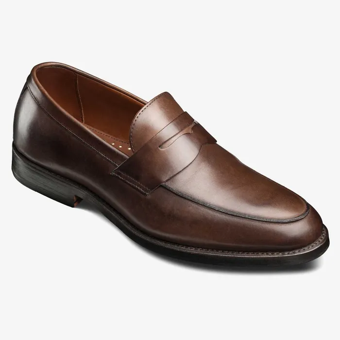 Allen Edmonds Brooks Presidio Loafer Brown Men Loafers and SlipOns