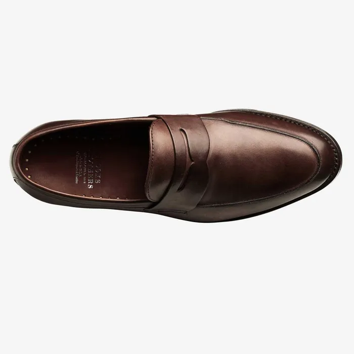 Allen Edmonds Brooks Presidio Loafer Brown Men Loafers and SlipOns