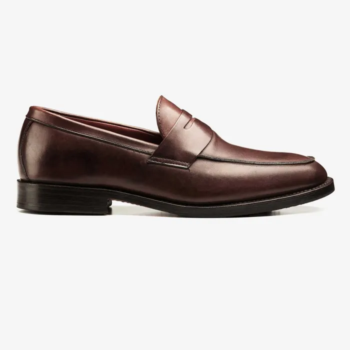 Allen Edmonds Brooks Presidio Loafer Brown Men Loafers and SlipOns