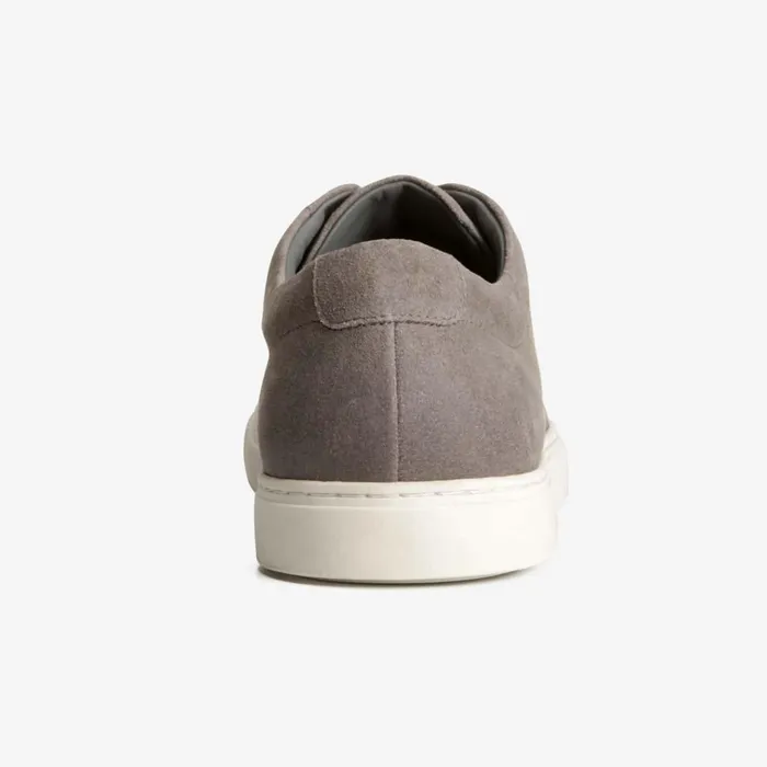 Allen Edmonds Canal Court Suede Sneaker Light Grey Men Casual Shoes