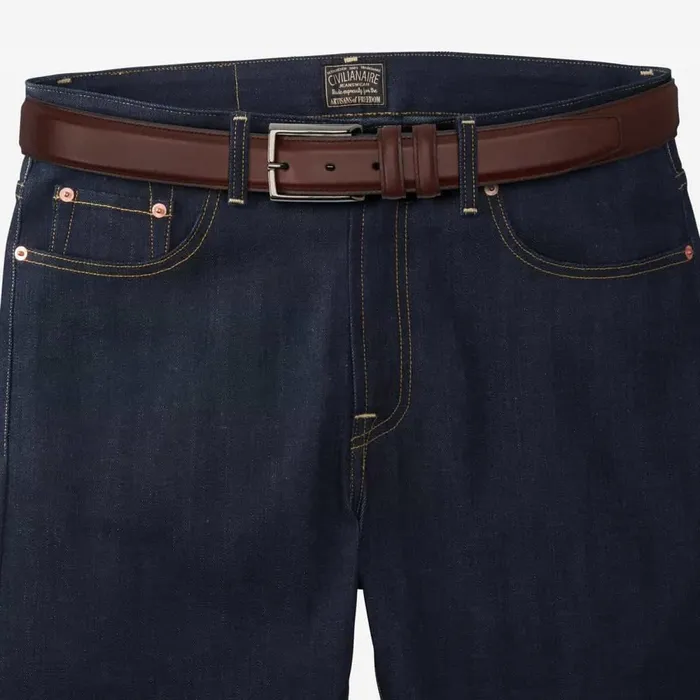 Allen Edmonds Chad Street Casual Belt Chili Men Casual Belts