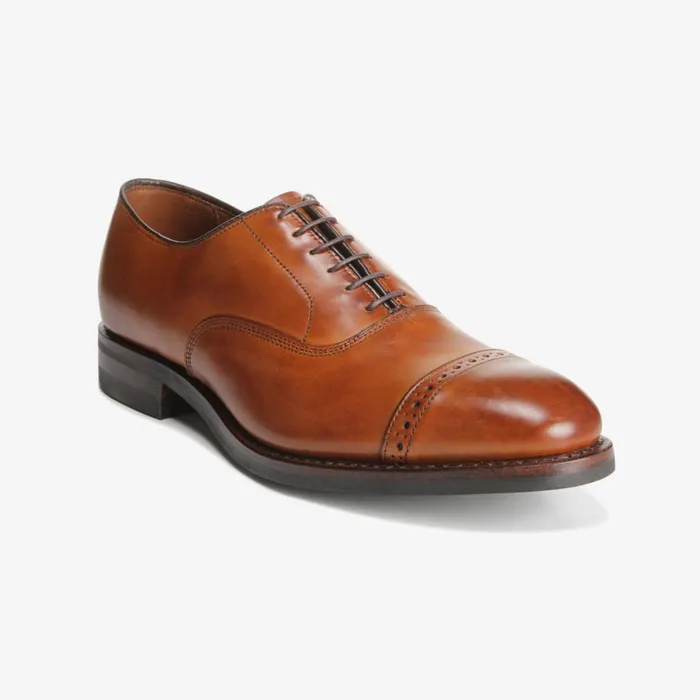 Allen Edmonds Fifth Avenue CapToe Oxford With Dainite Rubber Sole Walnut Men Wide Width Shoes Allen Edmonds Fifth Avenue CapToe Oxford With Dainite Rubber Sole Walnut Men Wide Width Shoes