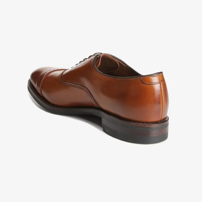 Allen Edmonds Fifth Avenue CapToe Oxford With Dainite Rubber Sole Walnut Men Wide Width Shoes
