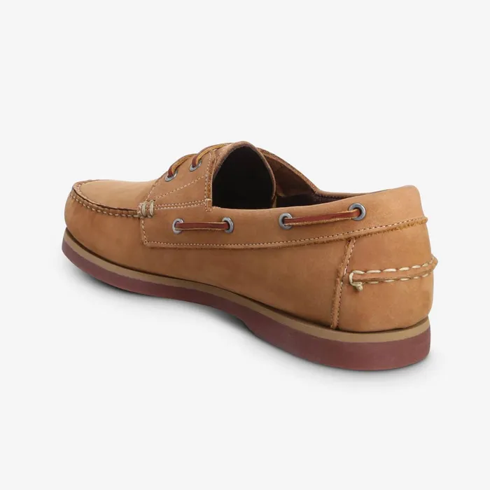 Allen Edmonds Force 10 Boat Shoe Tan Men Boat Shoes and Driving Mocs