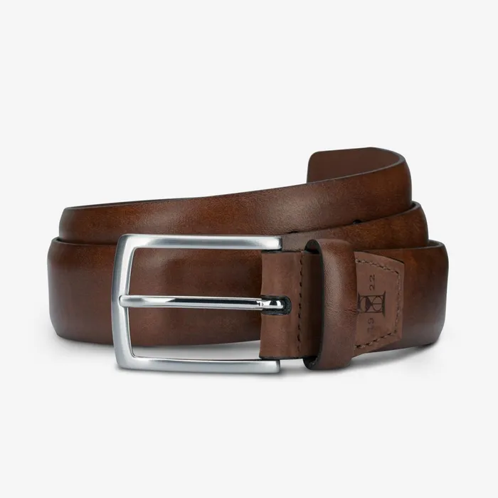 Allen Edmonds Glass Avenue Belt Coffee Men Dress Belts