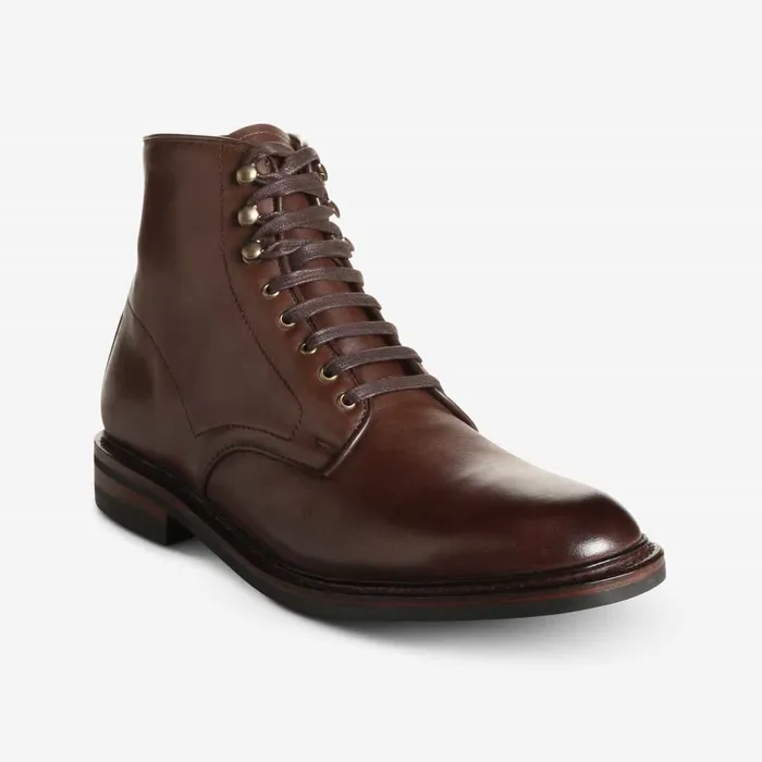 Allen Edmonds Higgins Mill Weatherproof Boot With Dainite Rubber Sole Brown Men Weatherproof and Waterproof