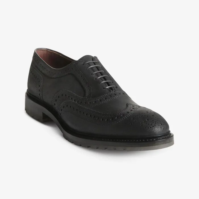 Allen Edmonds McTavish Oxford Wingtip Waxed Suede Dress Shoe Black Waxed Suede Men Business Casual Allen Edmonds McTavish Oxford Wingtip Waxed Suede Dress Shoe Black Waxed Suede Men Business Casual