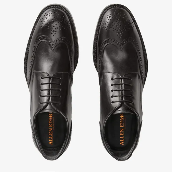 Allen Edmonds Modigliani Wingtip Oxford Black Men Dress Shoes