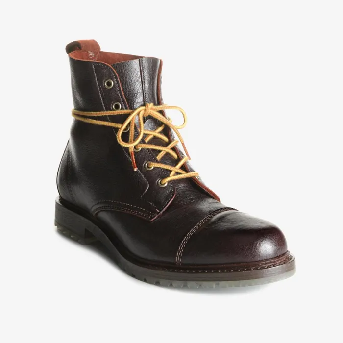 Allen Edmonds Normandy CapToe Boot Brown Men Made In The Usa