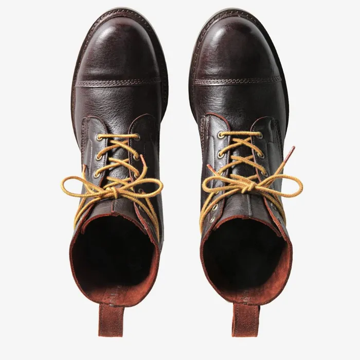 Allen Edmonds Normandy CapToe Boot Brown Men Made In The Usa