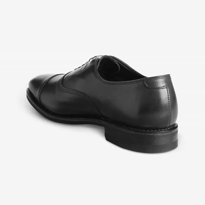 Allen Edmonds Park Avenue Weatherproof CapToe Oxford With Dainite Rubber Sole Black Men Wide Width Shoes