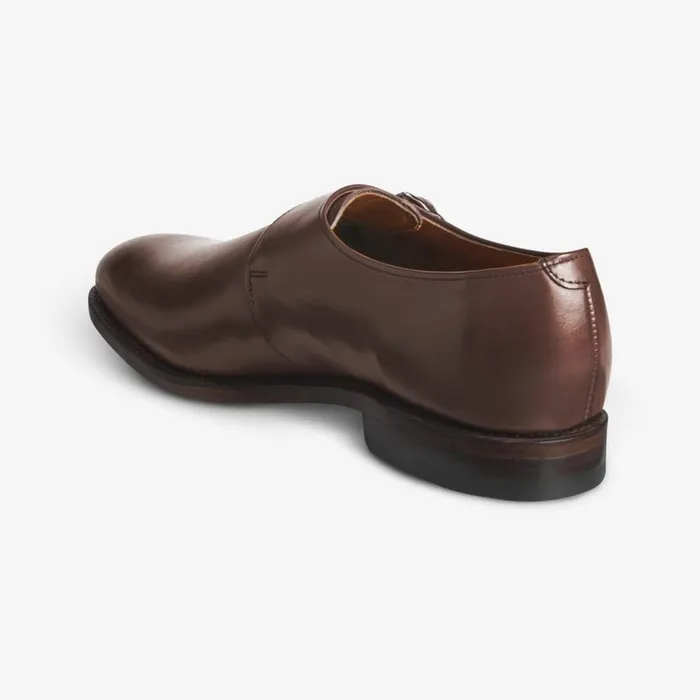 Allen Edmonds Plymouth Single Monk Strap Coffee Men Oxfords and Derbys