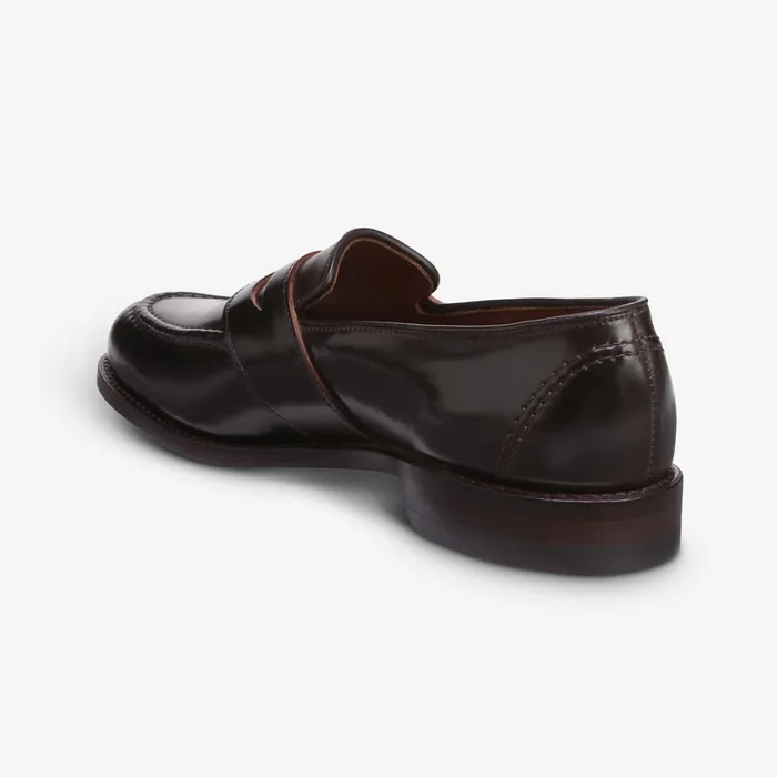Allen Edmonds Randolph Shell Cordovan Penny Loafer Brown Men Wide Width Shoes