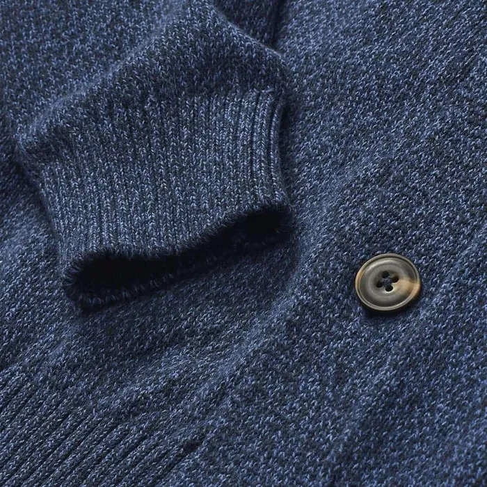 Allen Edmonds Rogers Cardigan Sweater Blue Men Shirts and Sweaters
