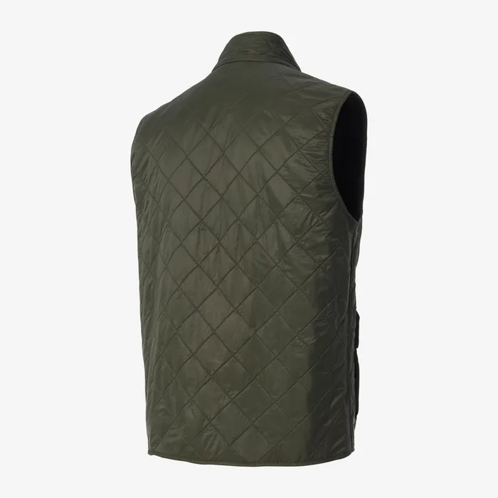 Allen Edmonds Rosemount Quilted Vest Olive Men Outerwear