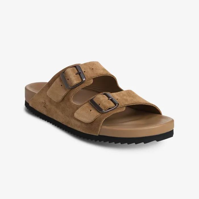 Allen Edmonds Sparrow Suede Sandals Sand Suede Men Sandals