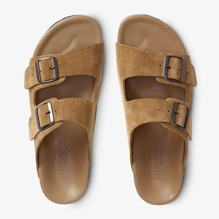 Allen Edmonds Sparrow Suede Sandals Sand Suede Men Sandals