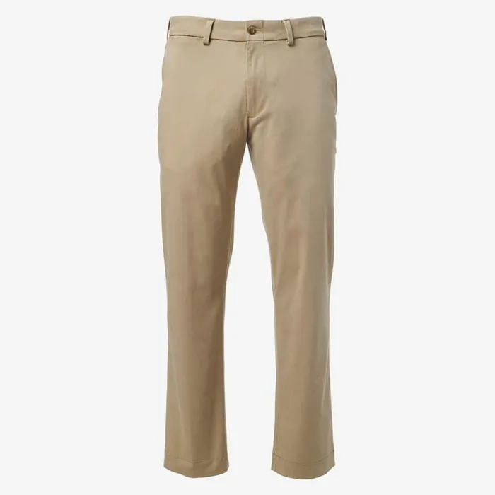Allen Edmonds Straight Fit Performance Pants Tan Men Jeans Pants and Shorts