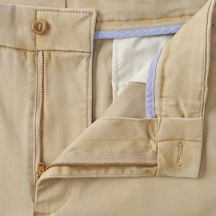 Allen Edmonds Straight Fit Performance Pants Tan Men Jeans Pants and Shorts