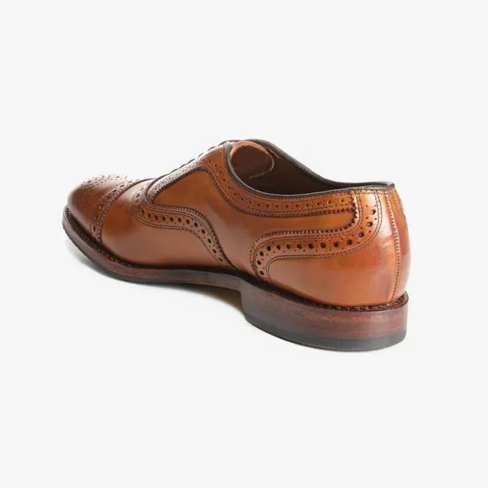 Allen Edmonds Strand CapToe Oxford With Combination Tap Sole Walnut Men Wide Width Shoes