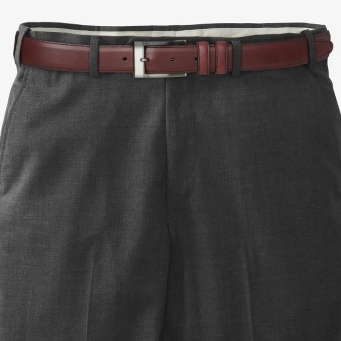 Allen Edmonds Wide Basic Dress Belt Oxblood Men Dress Belts