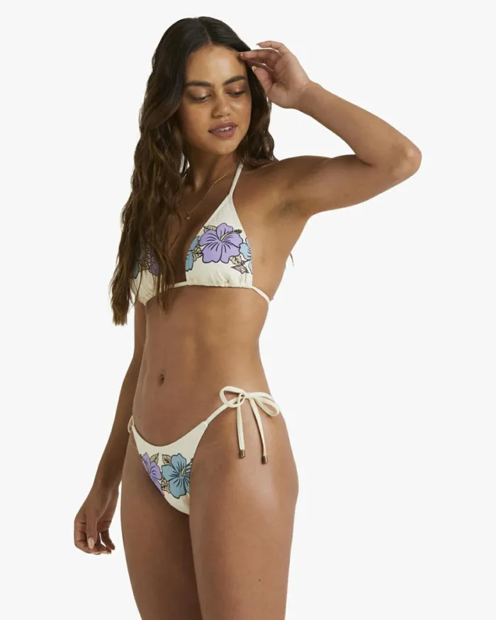 Aloha 73 Tie Side Hike Pant Bikini Bottoms White Sand Women Billabong Bikinis