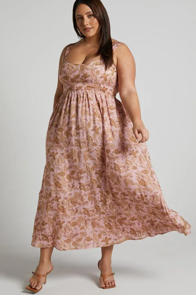 Amalie The Label 8211 Kai Double Tie Back Midi Dress In Vahala Print Women Showpo Curve Clothes Amalie The Label 8211 Kai Double Tie Back Midi Dress In Vahala Print Women Showpo Curve Clothes