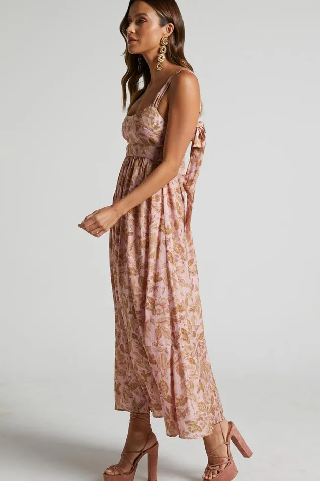 Amalie The Label 8211 Kai Double Tie Back Midi Dress In Vahala Print Women Showpo Curve Clothes Amalie The Label 8211 Kai Double Tie Back Midi Dress In Vahala Print Women Showpo Curve Clothes