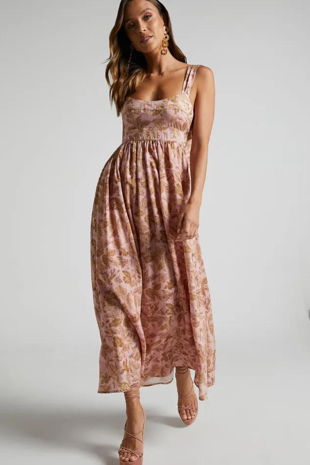 Amalie The Label 8211 Kai Double Tie Back Midi Dress In Vahala Print Women Showpo Curve Clothes Amalie The Label 8211 Kai Double Tie Back Midi Dress In Vahala Print Women Showpo Curve Clothes