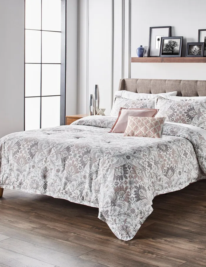 Anne Klein Callista Comforter Set Blush Women Home