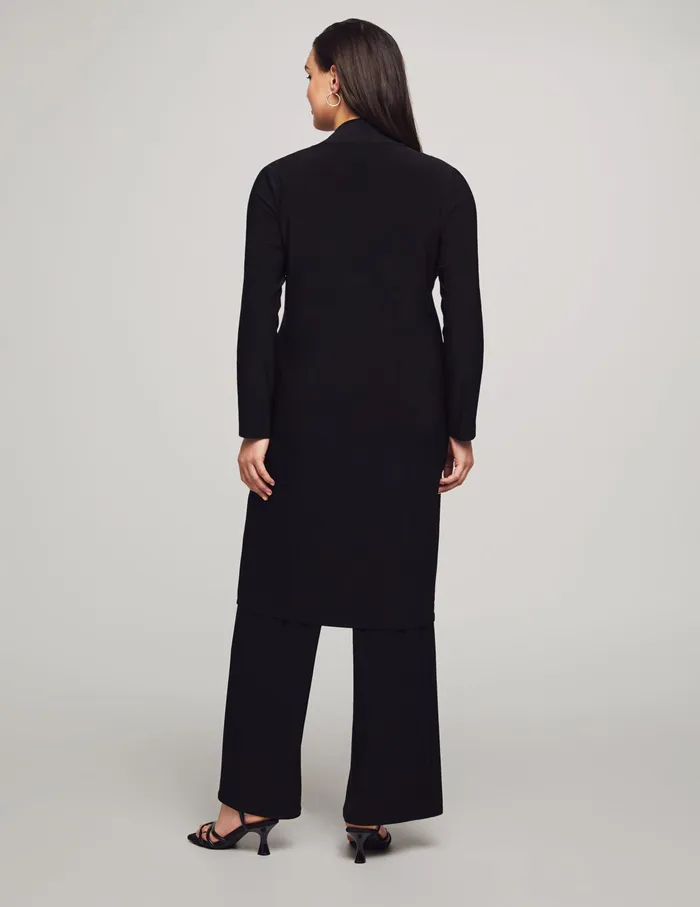 Anne Klein Duster Cardigan With Pockets Anne Black Women Clothing