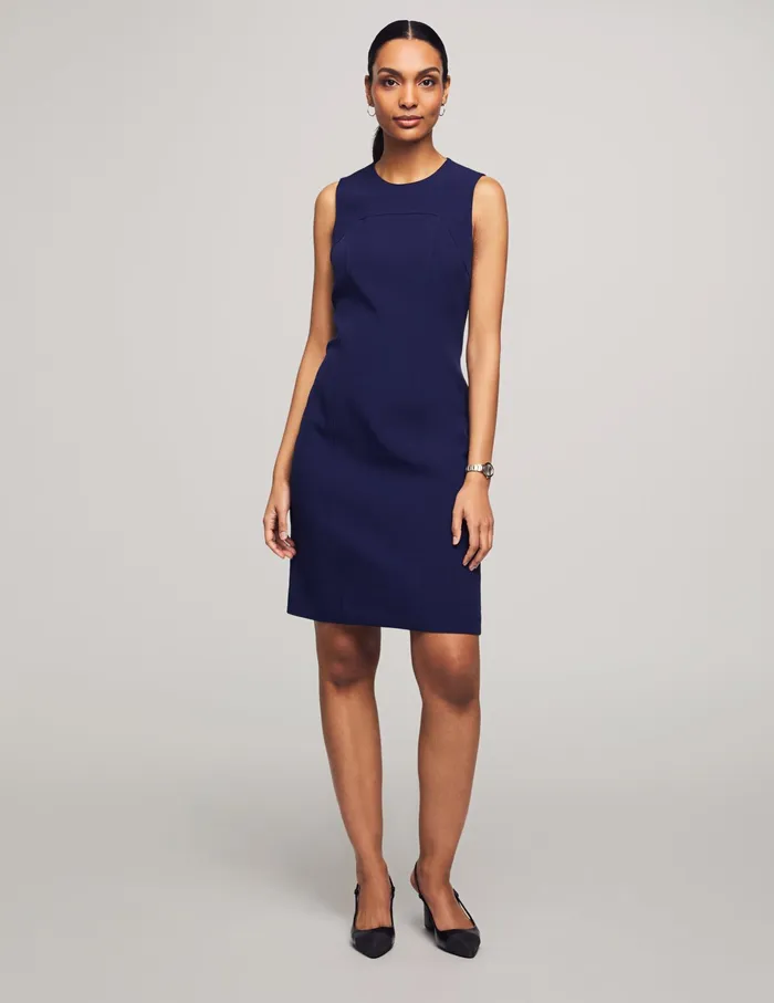 Anne Klein Executive Collection 2Pc Jacket And Dress Set Navy Women Clothing