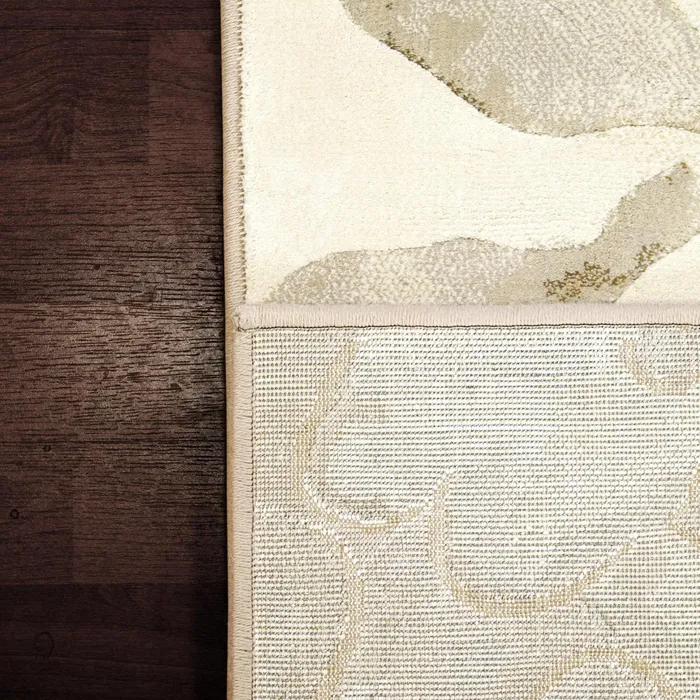 Anne Klein The Illusions Contemporary Floral Rug Collection Beige Women Home