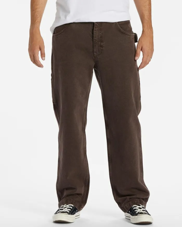 Bad Dog Workwear Pants Mocha Men Billabong Jeans and Pants
