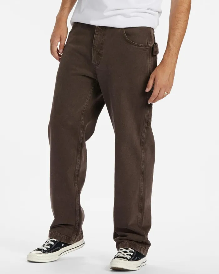 Bad Dog Workwear Pants Mocha Men Billabong Jeans and Pants