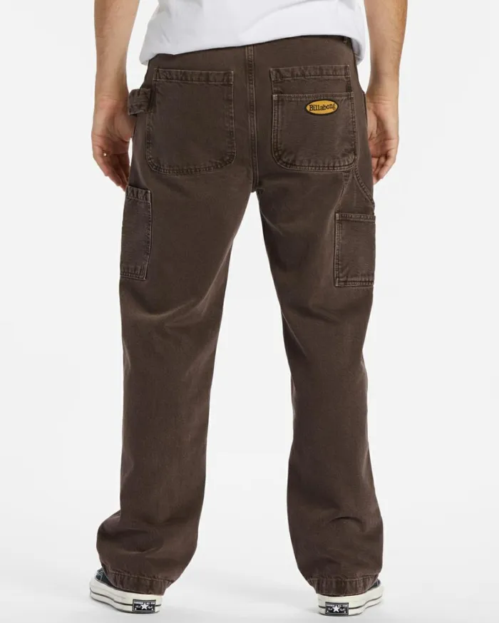 Bad Dog Workwear Pants Mocha Men Billabong Jeans and Pants