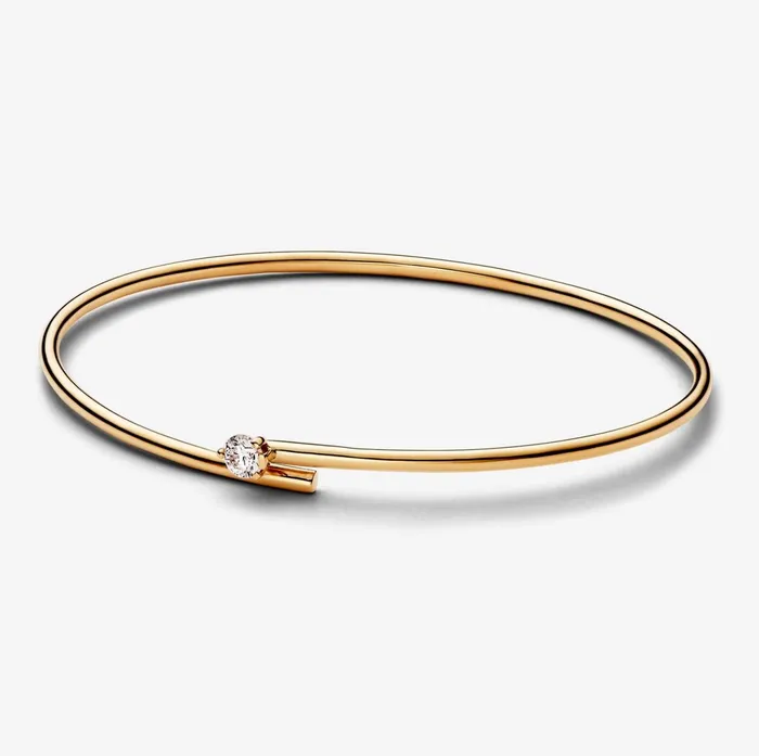 Bangles Women Pandora Online Nova 14k Gold Labgrown Diamond Open Bangle Gold